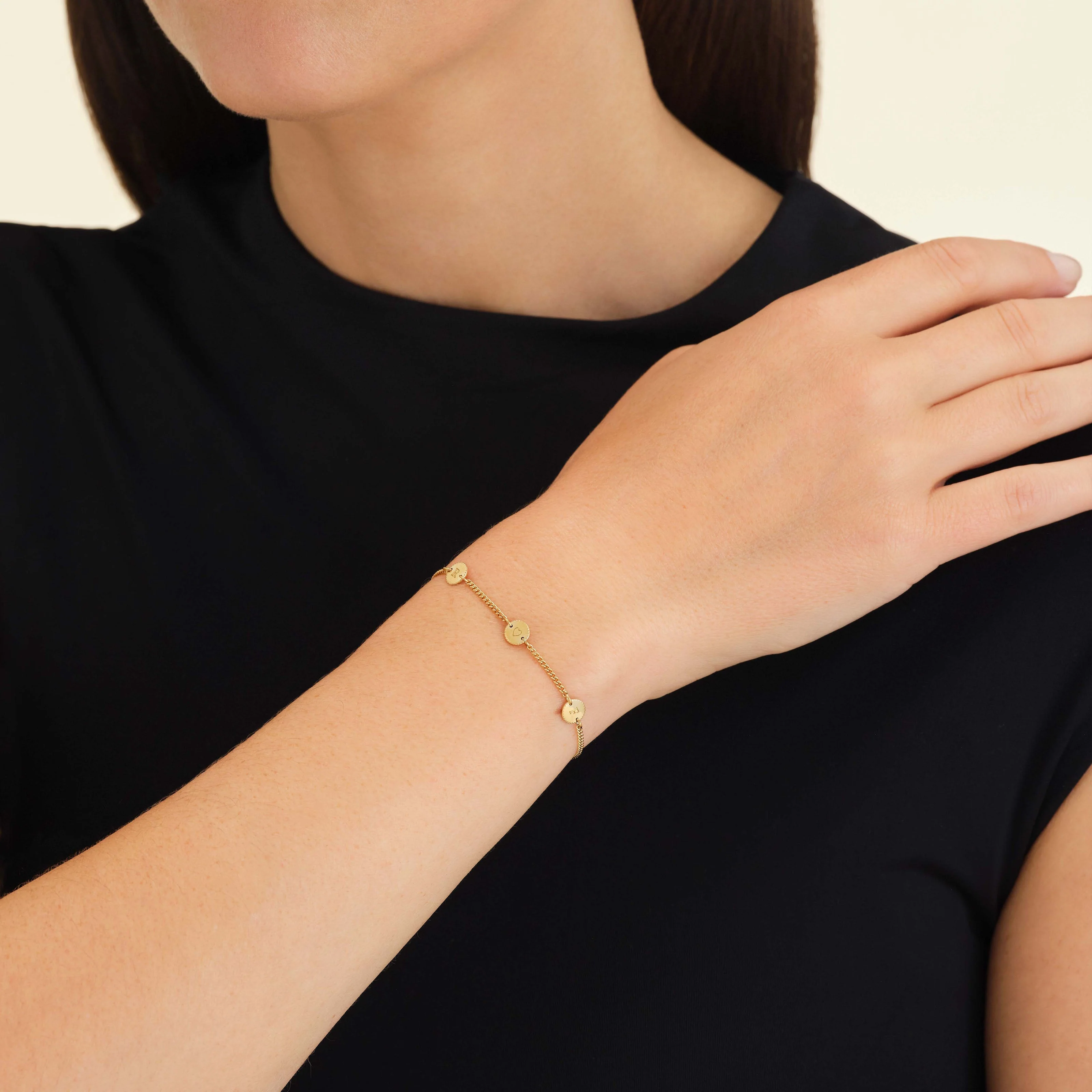 Bracelet 3 initiales - Image 7
